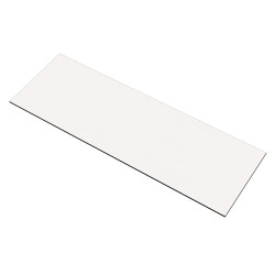Plan de travail d'extérieur en HPL - 180 x 61 cm - Réversible - Blanc