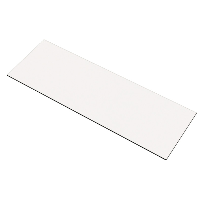 Plan de travail d'extérieur en HPL - 180 x 61 cm - Réversible - Blanc Plan de travail d'extérieur en HPL - 180 x 61 cm - Réversible - Blanc