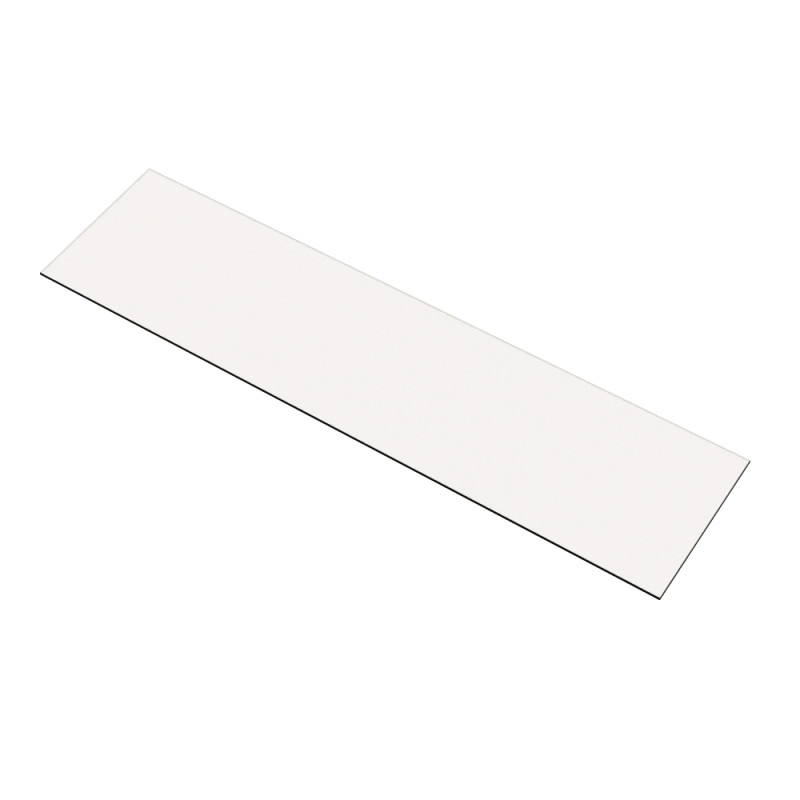Plan de travail d'extérieur en HPL - 240 x 61 cm - Réversible - Blanc Plan de travail d'extérieur en HPL - 240 x 61 cm - Réversible - Blanc