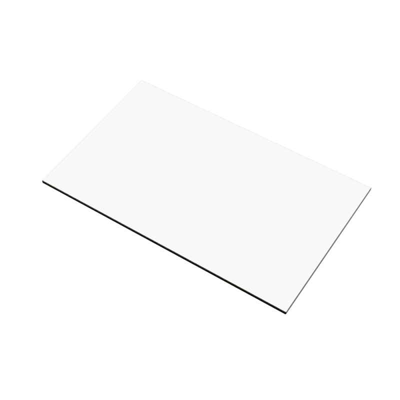 Plan de travail réversible en HPL pour comptoir bar d'extérieur - 65 x 40 cm - blanc Plan de travail réversible en HPL pour comptoir bar d'extérieur - 65 x 40 cm - blanc