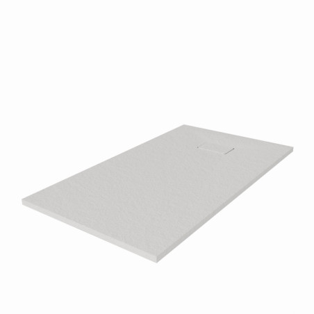 Receveur de douche 140x80 cm extra plat à poser ou à encastrer blanc - SAPHIR