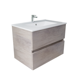 Meuble salle de bain suspendu tout inox 70 cm ROSINOX