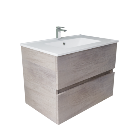 Meuble salle de bain suspendu tout inox 70 cm ROSINOX