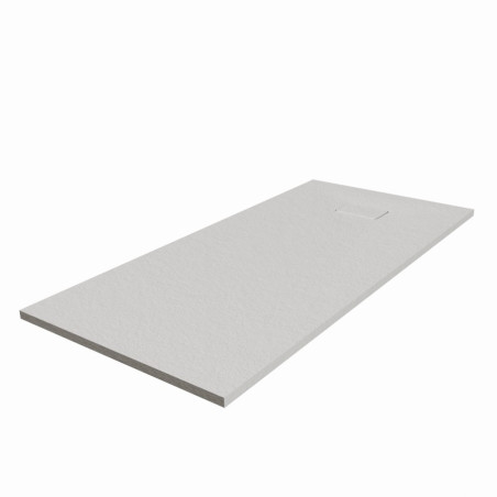 Receveur de douche 170x80 cm extra plat à poser ou à encastrer blanc - SAPHIR