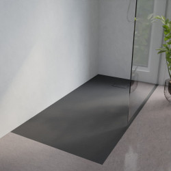 Receveur de douche 180x90 cm extra plat à poser ou à encastrer gris anthracite - SAPHIR