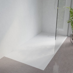 Receveur de douche 180x90 cm extra plat à poser ou à encastrer blanc - SAPHIR