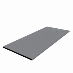 Receveur de douche 190x90 cm extra plat à poser ou à encastrer gris ciment - SAPHIR