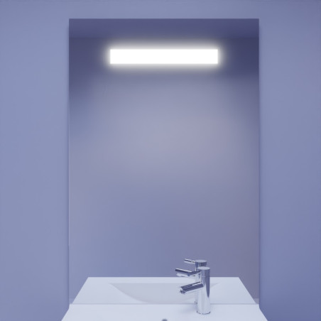 Miroir avec éclairage LED ELEGANCE - 70 cm x ht105 cm - sans interrupteur