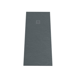 Receveur de douche 180x80 cm extra plat - DIAMANT - coloris gris anthracite