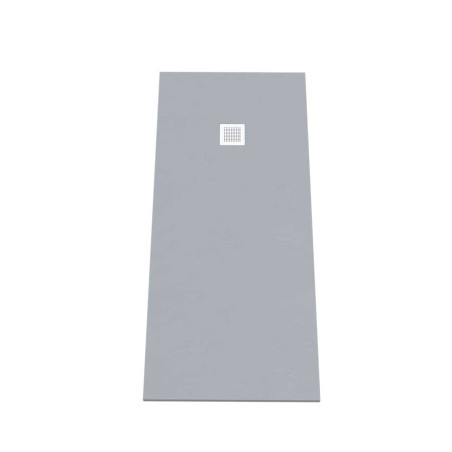 Receveur de douche 180x80 cm extra plat - DIAMANT - coloris gris ciment