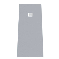 Receveur de douche 170x70 cm extra plat - DIAMANT - coloris gris ciment