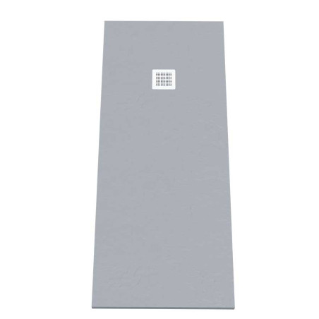Receveur de douche 170x70 cm extra plat - DIAMANT - coloris gris ciment