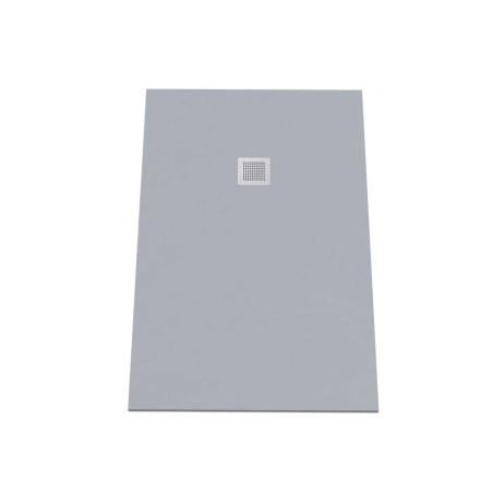 Receveur de douche 140x90 cm extra plat - DIAMANT - coloris gris ciment