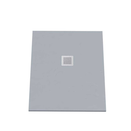 Receveur de douche 100x80 cm extra plat - DIAMANT - coloris gris ciment