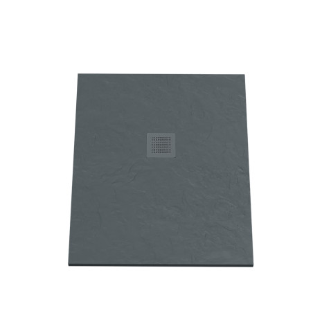Receveur de douche 100x80 cm extra plat - DIAMANT - coloris gris anthracite
