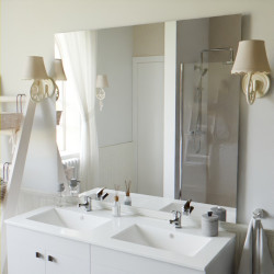 Miroir simple de salle de bain REFLET -120 cm x 105 cm