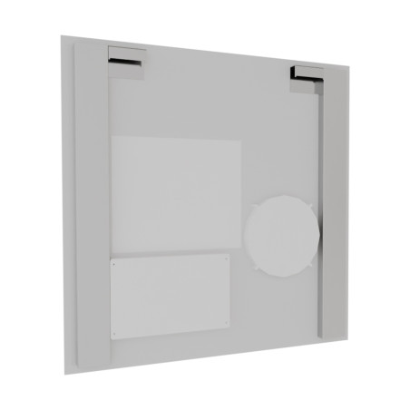 Miroir avec éclairage LED variable DUETTO - 70 cm x 70 cm 