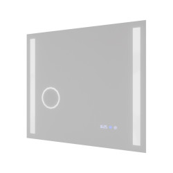 Miroir avec éclairage LED variable DUETTO - 80 cm x 70 cm 