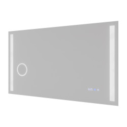 Miroir avec éclairage LED variable DUETTO - 120 cm x 70 cm 