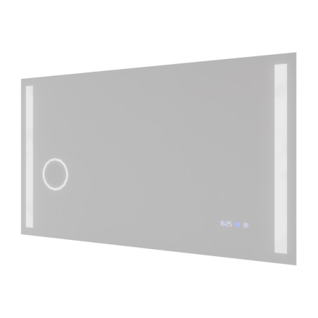 Miroir avec éclairage LED variable DUETTO - 120 cm x 70 cm 
