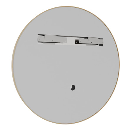 Miroir avec éclairage LED variable ORANA - Diamètre 80 cm - Contour cuivré