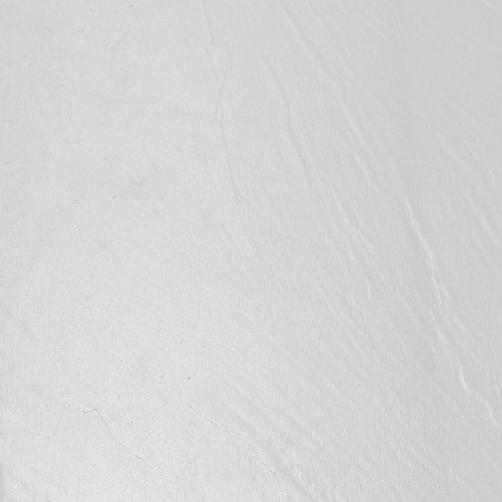 Receveur de douche en acrylique blanc effet ardoise - Dimensions 170 cm x 70 cm x 5 cm - CRYSTA