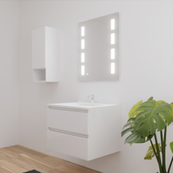 Meuble salle de bain ARLEQUIN 70 cm avec miroir Prestige