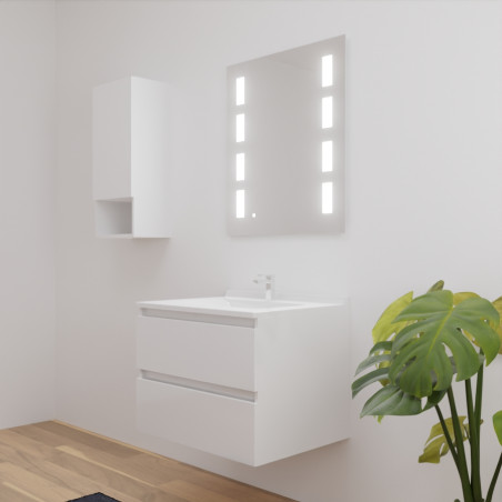 Meuble salle de bain ARLEQUIN 70 cm avec miroir Prestige