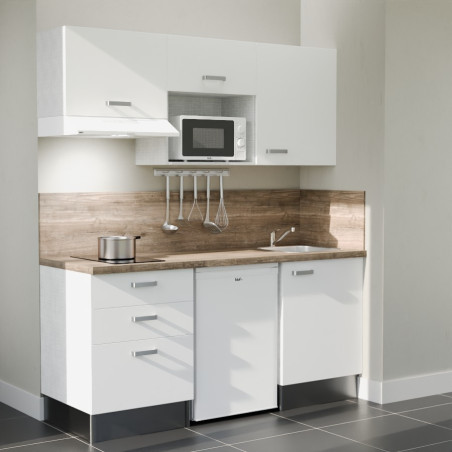 Kitchenette K20L-PT - 180 cm avec plan de travail et évier