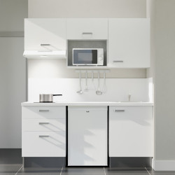 Kitchenette K20L-PT - 180 cm avec plan de travail et évier