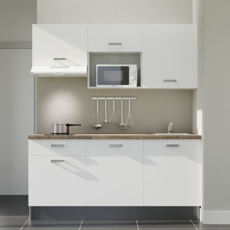 Kitchenette K30L-PT - 180 cm avec plan de travail et évier