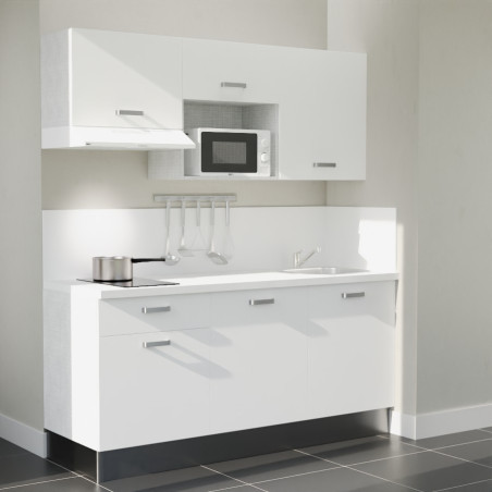 Kitchenette K30L-PT - 180 cm avec plan de travail et évier
