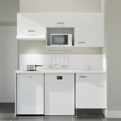 Kitchenette K55L-PT - 180 cm avec plan de travail et évier