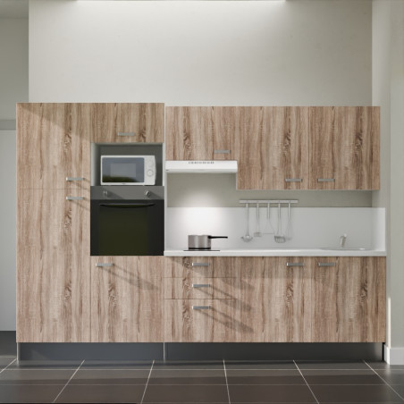 Kitchenette K46L-PT - 300 cm avec plan de travail et évier