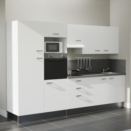 Kitchenette K46L-PT - 300 cm avec plan de travail et évier
