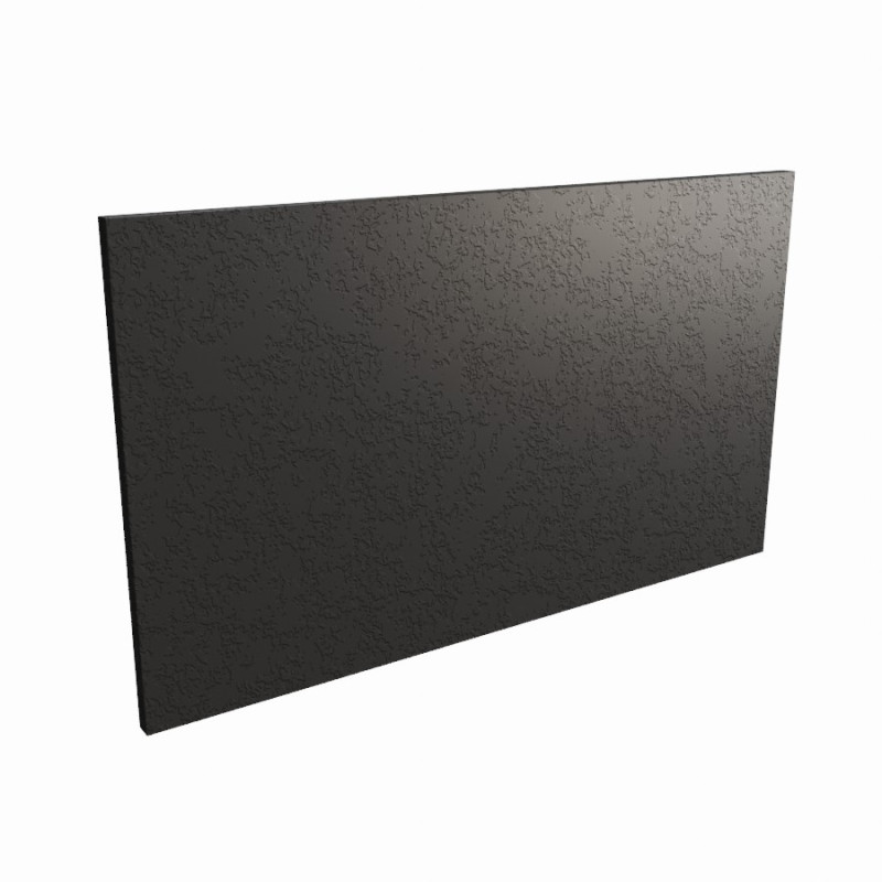 Retour de crédence de plan de travail stratifié noir texturé - 60 x 35 cm Retour de crédence de plan de travail stratifié noir texturé - 60 x 35 cm