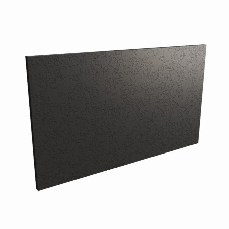 Retour de crédence de plan de travail stratifié noir texturé - 60 x 35 cm