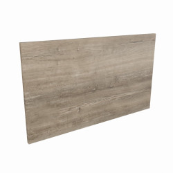 Retour de crédence de plan de travail stratifié bois - 60 x 35 cm