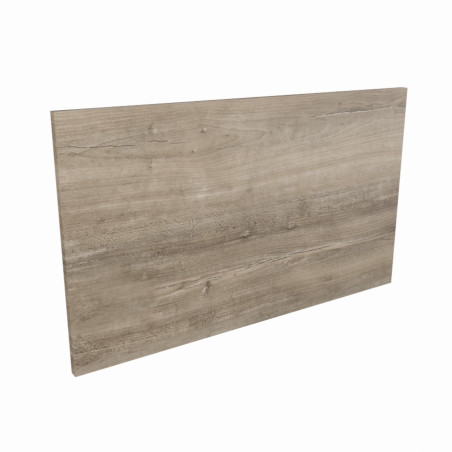 Retour de crédence de plan de travail stratifié bois - 60 x 35 cm