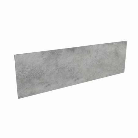 Crédence pour plan de travail stratifié gris effet béton - 120 x 35 cm