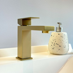 Mitigeur lavabo SUZY PLUS GOLD Doré 