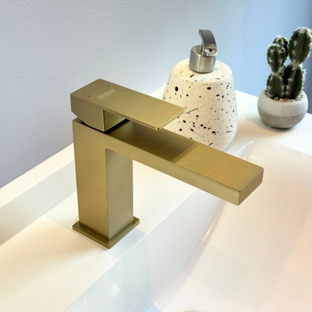 Mitigeur lavabo SUZY PLUS GOLD Doré 