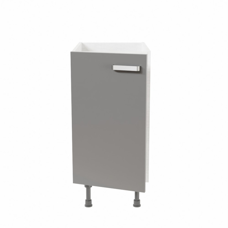 Meuble sous évier - 40 cm - Avec porte coloris gris Meuble sous évier - 40 cm - Avec porte coloris gris