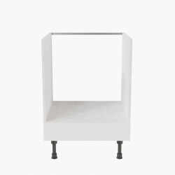 Meuble bas pour four encastrable - 60 cm - façades blanches