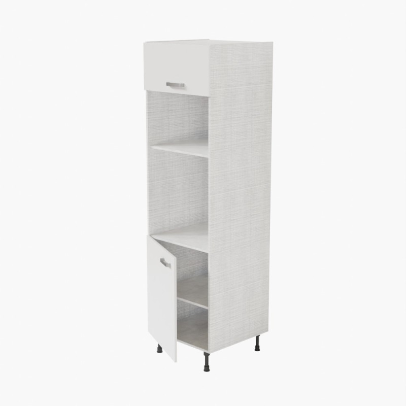 Colonne de rangement - Encastrements four et micro-ondes - blanc Colonne de rangement - Encastrements four et micro-ondes - blanc