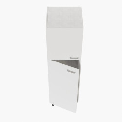 Colonne de rangement cuisine - portes blanches