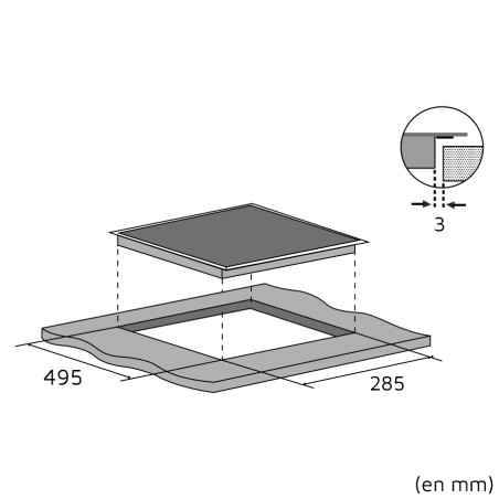 Plaque de cuisson induction 2 feux - KLAF