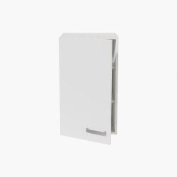 Meuble haut de cuisine - 40 cm - Porte couleur blanc