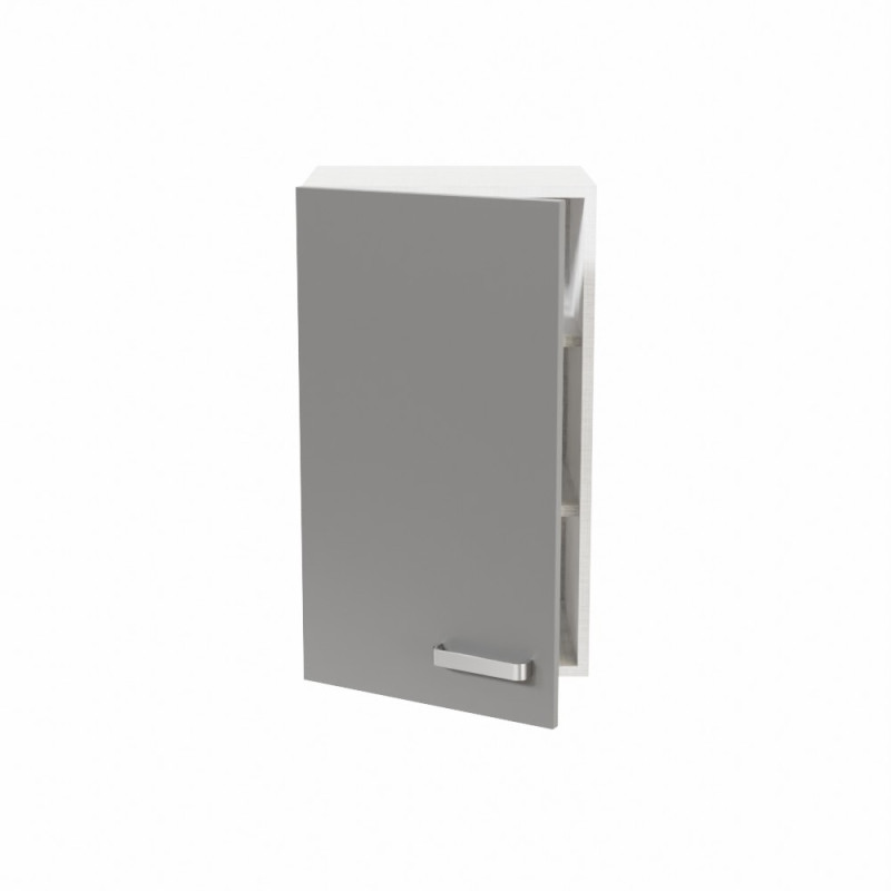 Meuble haut de cuisine - 40 cm - Porte couleur gris Meuble haut de cuisine - 40 cm - Porte couleur gris