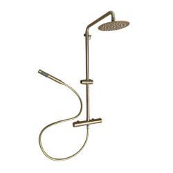 Combiné de douche et douchette DISQUE - Doré